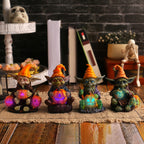 Pumpkin Gnome Figurine | Premium Halloween Resin Decor