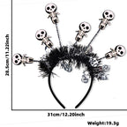 Halloween Party Headband | Premium Pumpkin & Spider Accessory