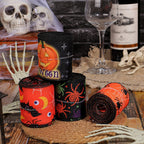 Spider Print Ribbon | Premium Halloween DIY Decor Ribbon