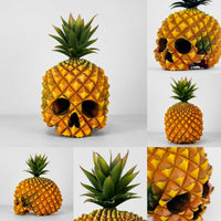 Pineapple Skeleton Decoration | Premium Halloween Novelty Decor