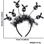 Halloween Party Headband | Premium Pumpkin & Spider Accessory