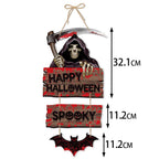 Halloween Door Hanger Set | Premium Pumpkin & Bat Decorations
