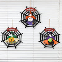 Pumpkin Spider Web Hanging Set | Premium Halloween Venue Decor