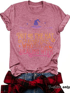 Humorous Witch Graphic Tee | Premium Halloween Short-Sleeve Shirt