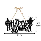 Halloween Door Hanger Set | Premium Pumpkin & Bat Decorations