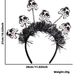 Halloween Party Headband | Premium Pumpkin & Spider Accessory