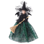 Witch Doll Tree Topper | Premium Halloween Desktop Ornament