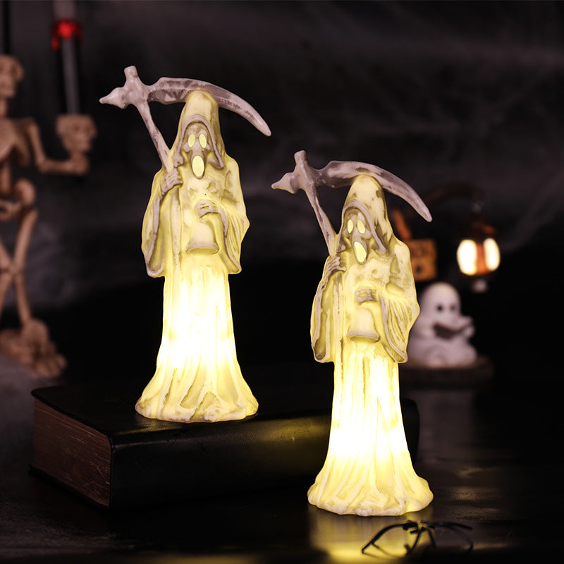 Grim Reaper Scythe Lamp | Premium Halloween Night Light