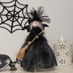 Witch Doll Tree Topper | Premium Halloween Desktop Ornament
