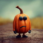 Tabletop Pumpkin Figurine | Premium Halloween Resin Decor