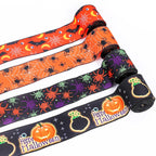 Spider Print Ribbon | Premium Halloween DIY Decor Ribbon