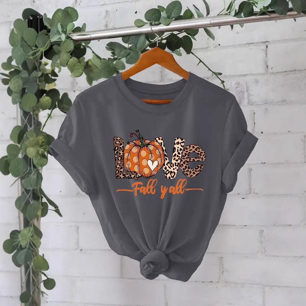 Pumpkin Love Graphic Tee | Premium Halloween Short Sleeve