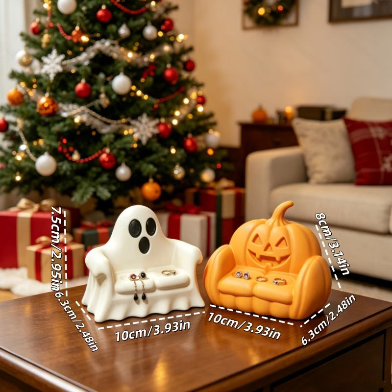 Ghost Sofa Jewelry Tray | Premium Halloween Desk Decor