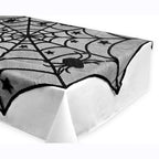 Spider Web Lace Tablecloth | Premium Halloween Table Décor, 40in