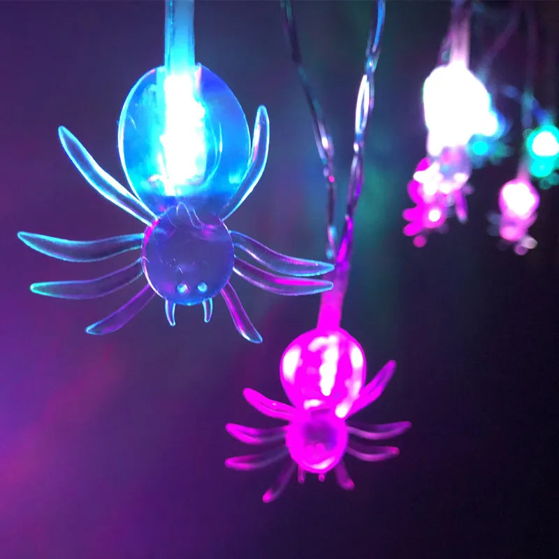 Spider Style LED String Lights | Premium Halloween Ambiance